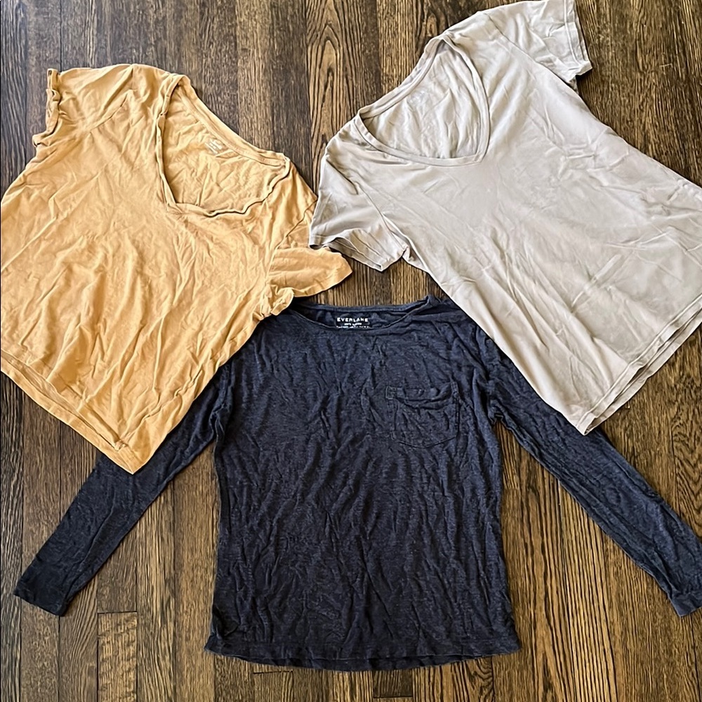Everlane and Madewell shirt bundle - Set of 3
